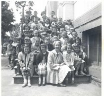 Mrs. Sargent and class, June 1